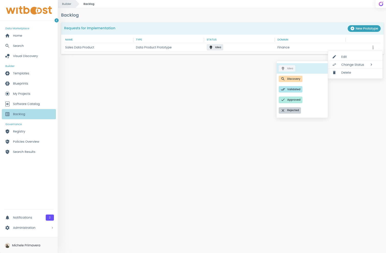 System Prototype Edit